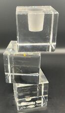 Candeliere Baccarat  tre Cubi