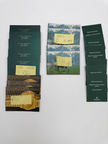 Rolex vari booklet - vari, libretti