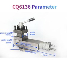 CQ6136 Tornio Supporto Metallo Scorrevole Composto Metrico Banco Oscillante Strumento Cambio Rapido
