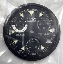 NOS Sector Expander 210 chronograph esfera 5215332086 dial watch vintage