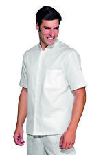 Casacca Cuoco Pizzaiolo Per Divisa Cucina Coreana Bianca Cotone Bottoni Isacco