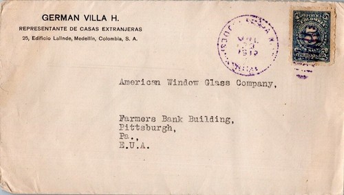 Colombia numero c1910 - 5c,