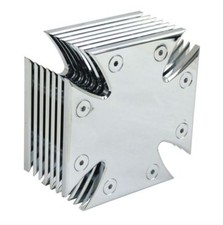 FILTRO ARIA CROCE CROMATA MOTO CUSTOM HARLEY IRON 48 STREET BOB 883 72 DYNA HD 