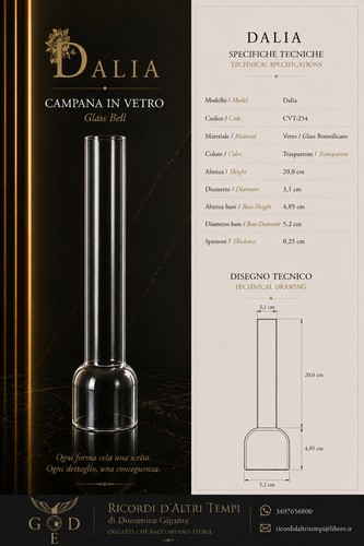 Rif 0012 campana vetro per - vetro,