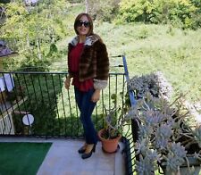 CAPPOTTO VISONE marrone CAPPOTTO VISONE DAMY BUFF Manteau de vison МИНКА 