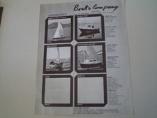 advertising Pubblicità 1973 BOATS COMPANY GHIBLI/PILOTINA MARIS/GOZZO VULCANO