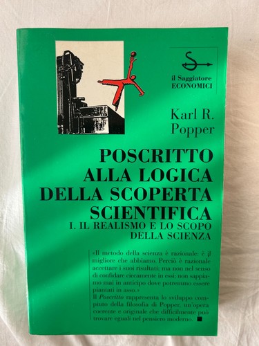 Libro popper poscritto alla - libro,