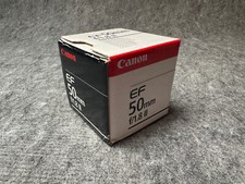 Canon EF 50mm f/1.8 II ++ solo SCATOLA CONFEZIONE ORIGINALE