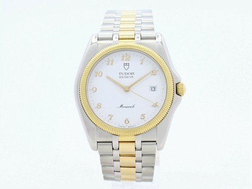 Tudor monarch quartz steel - steel, &