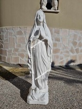 STATUA SCULTURA DELLA MADONNA DI LOURDES VERGINE MARIA PER ESTERNO GIARDINO H 80