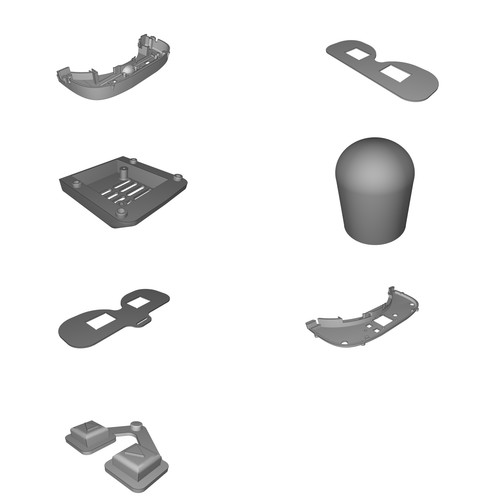 Kit scocca ricambio per - kit,
