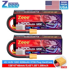 2x Zeee 4S Lipo Battery