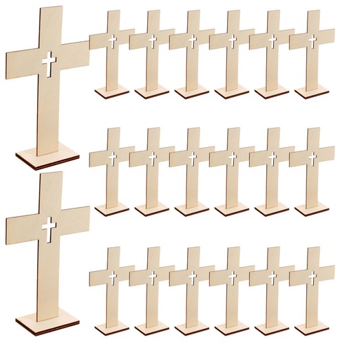 Pezzi croce legno - in,