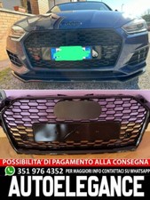 GRIGLIA ANTERIORE A5 F5 2016-2019 LOOK RS5 NERO LUCIDO