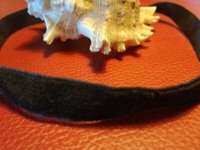 Collana Collarino Girocollo donna colletto choker velluto nero vintage retrò 