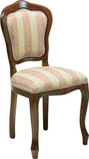 SEDIA IMBOTTITA IN LEGNO