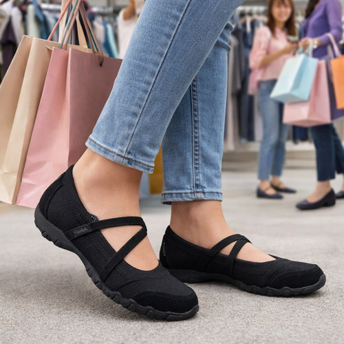 Scarpe skechers nere mary - nere,