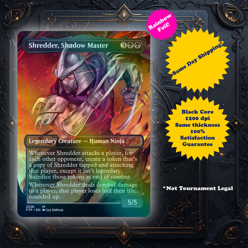 Shredder shadow master carta - shadow,