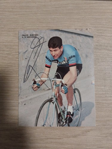 Felice gimondi autografo - felice,