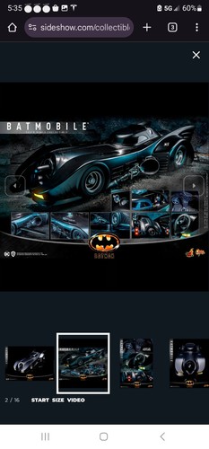 Veicolo batmobile comics - dc,
