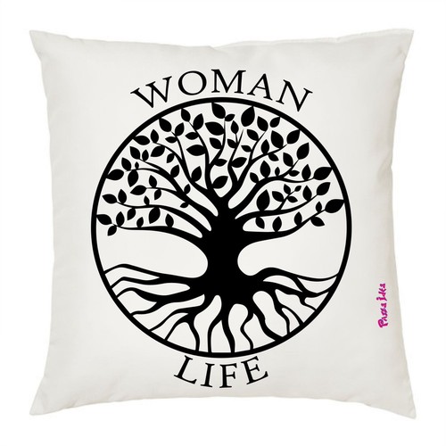 Cuscino 40x40 scritta woman - 40x40,