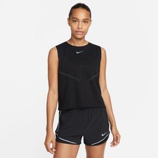 Nike Dri-FIT ADV Run Division canotta da corsa da donna singola DQ5940-010 nera