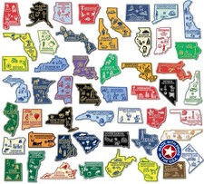 Original U.S. State Magnet Set