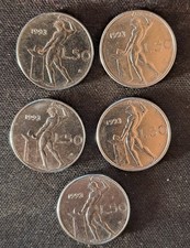 Moneta da 50 lire Micro del