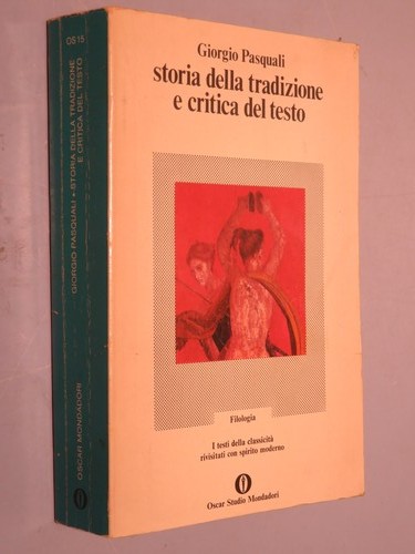 Storia della tradizione - storia, e