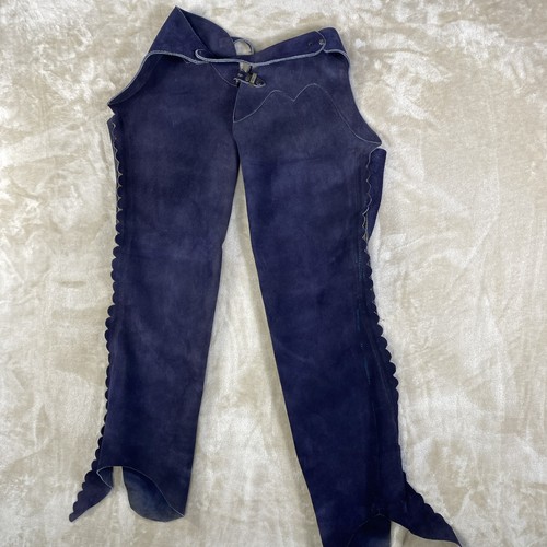 Rodeo vintage blu pelle
