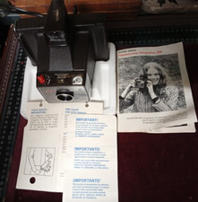 VECCHIA MACCHINA FOTOGRAFICA POLAROID ZIP LANDCAMERA OPX 680 A-3 10-72 RARITA'!