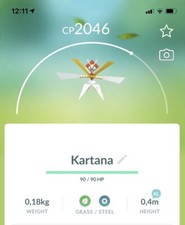 Kartana Pokemon Gen7 Go