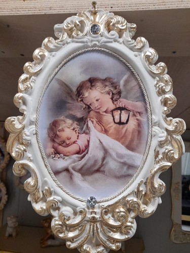 Quadro ovale angelo custode - quadro,