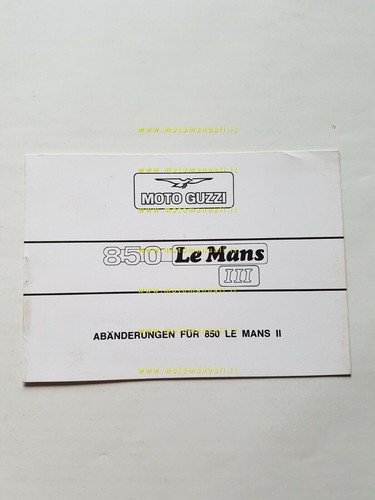 Moto guzzi 850 mans iii - le,