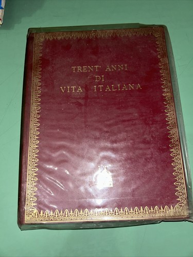 Trent anni vita italiana - vita,