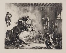 Eugène DELACROIX: Cavalli Che