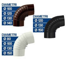 GOMITO CURVA TUBO 90°SMALTATO