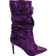 Tronchetto stivaletto viola