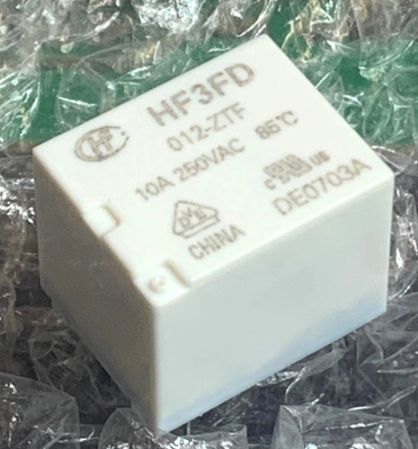 Relè hongfa 12v spdt - relè, spdt-no