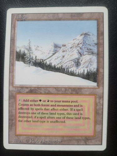 Mtg taiga magic the gathering - the,