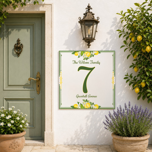 Numero civico personalizzato - numero,