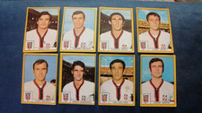 Cagliari Edis 1969-70 lotto 8 figurine, rare, esaurite, buone come da foto