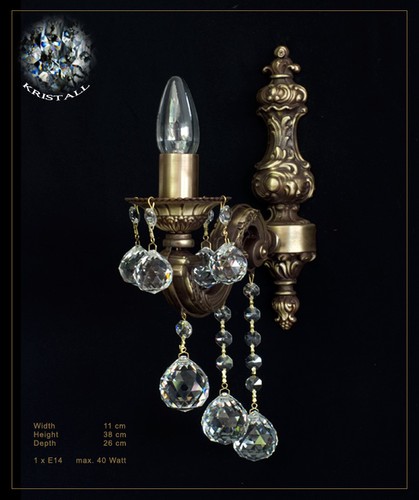 Vintage wall chandelier real