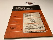 Simca 1200 S revue technique