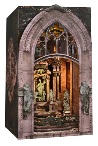 Minicity book nook - book, nook,diorama