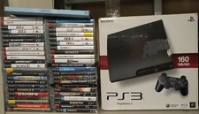 PLAYSTATION 3 SLIM 160 GB+45 GIOCHI+RACING WHEEL FERRARI GT THRUSTMASTER