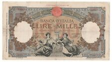 1000 LIRE  REGINE DEL MARE (FASCIO) L’AQUILA  28 - 08 - 1942  PRIMA DATA R2
