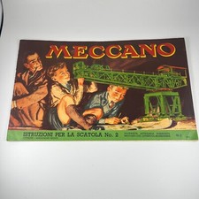 Libretto Istruzioni Meccano ITA Scatola Numero 2 OTTIME CONDIZIONI