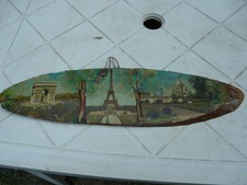 Targa litografata in legno