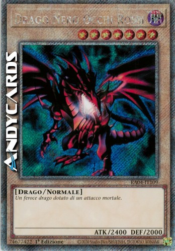 Drago nero occhi rossi - drago,